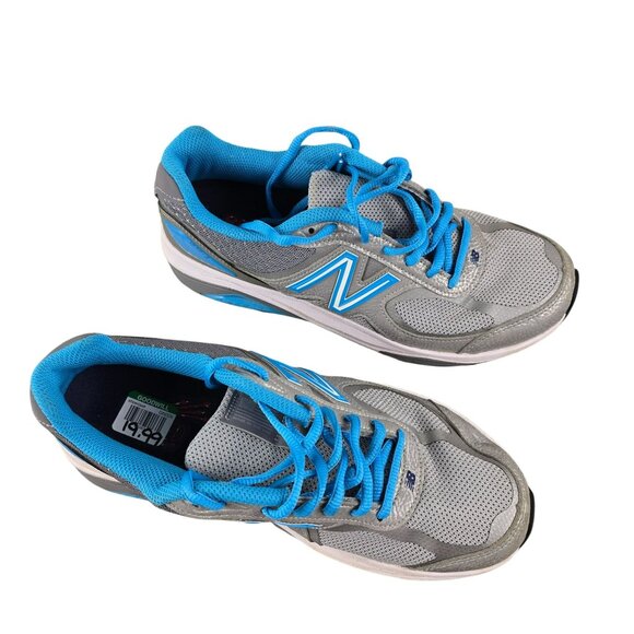 New Balance Womens Running Shoes US Size 8.5 Grey Blue Mesh Comfort Fit jh1782 - Picture 7 of 13